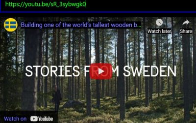 Building One of The World’s Tallest Wooden Buildings  Stories from Sweden