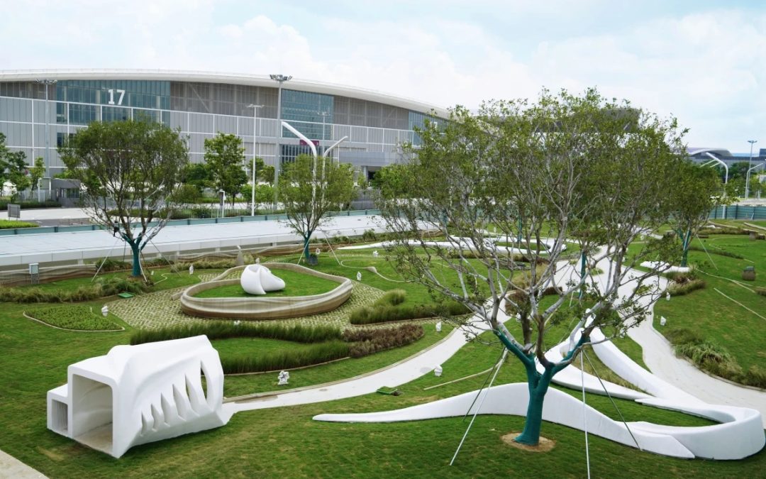 Building The World’s First 3D-printed Park in Shenzhen, China.