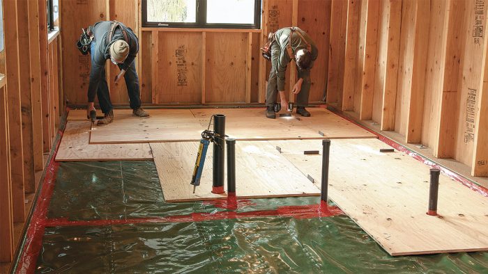 An innovative plywood slab-on-grade means less time, money, and carbon