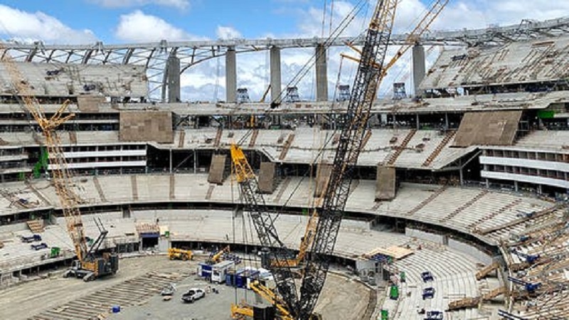SoFi Stadium Features Synthetic Fiber