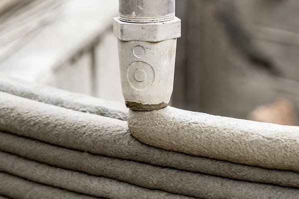 Recycled Glass Improves Concrete for 3D printing