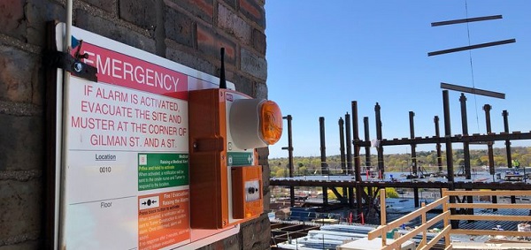 Wireless System Provides Fire Safety at Job Site