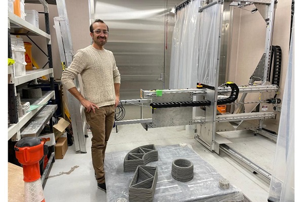 Researcher Aims to Refine Concrete 3D Printing for Homes