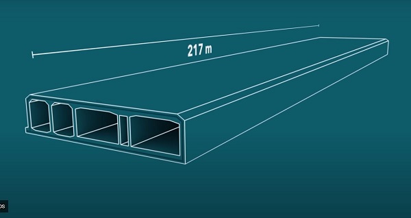 This is how the world's longest immersed tunnel is being built