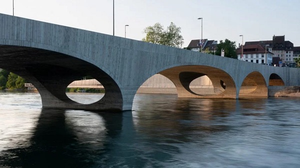 Christ & Gantenbein adds concrete New Aare Bridge over Swiss river