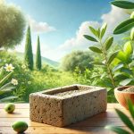 Title: Sustainable Bricks: Reducing Carbon Footprint with Ground Olive Pits sustainable mortar brick made from ground olive pits
