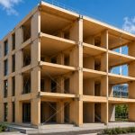 Full-scale cross laminated timber CLT modular building tested on a shake table to assess earthquake-resilient low-carbon construction.