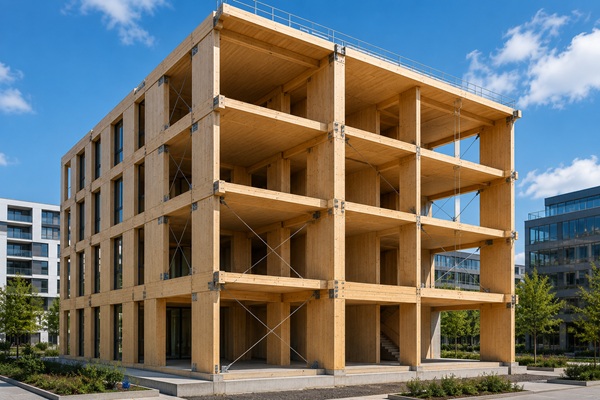 Cross Laminated Timber CLT for Earthquake-Resilient Low-Carbon Buildings
